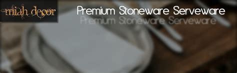 Buy miah decor Ceramic Dinner Plates Set of 4 Handcrafted Stoneware ...