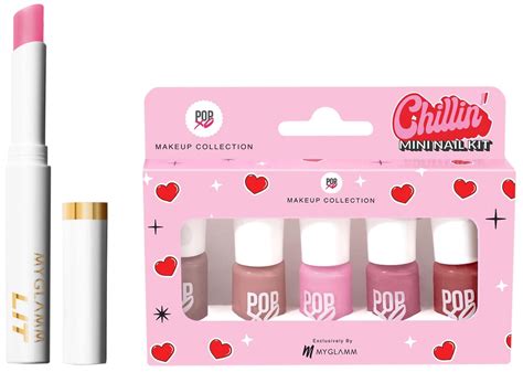 MyGlamm Glossy Finish LIT PH Lip Balm-Bite Me (Pink)-2gm & POPxo Makeup ...