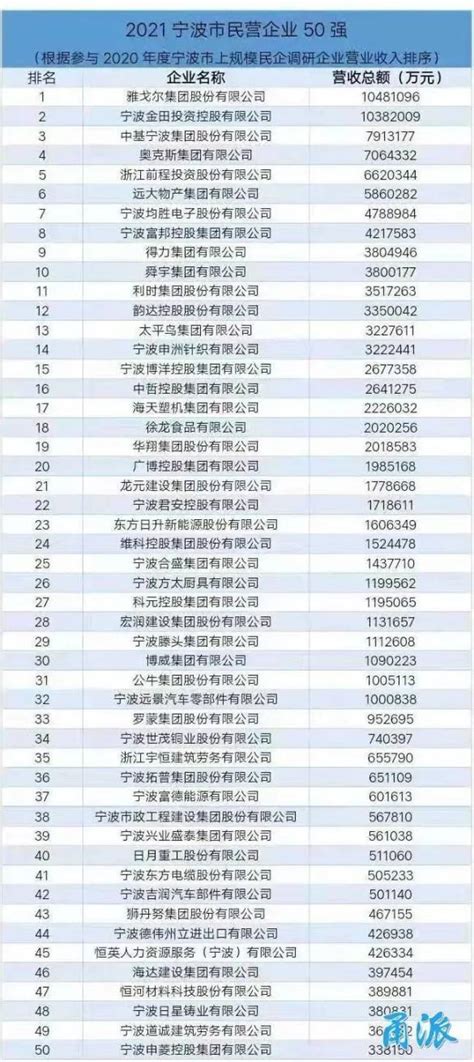 数字解读宁波民营经济“硬核力量”——2021宁波市上规模民营企业发展现状分析_调研