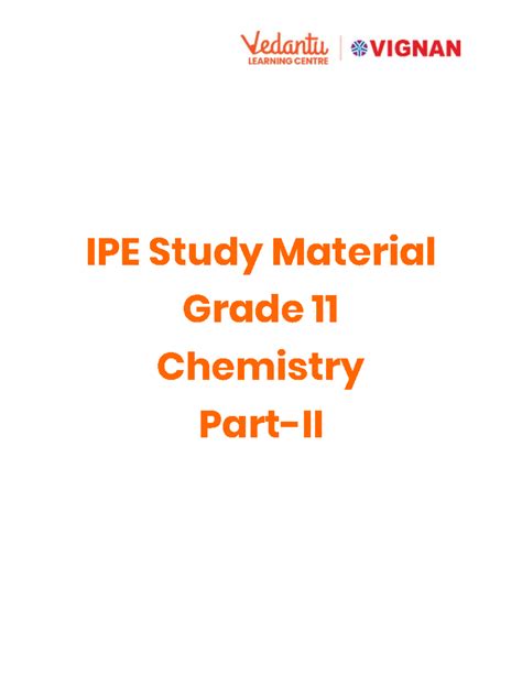 Grade 11 Chemistry IPE Study Material: States of Matter ...