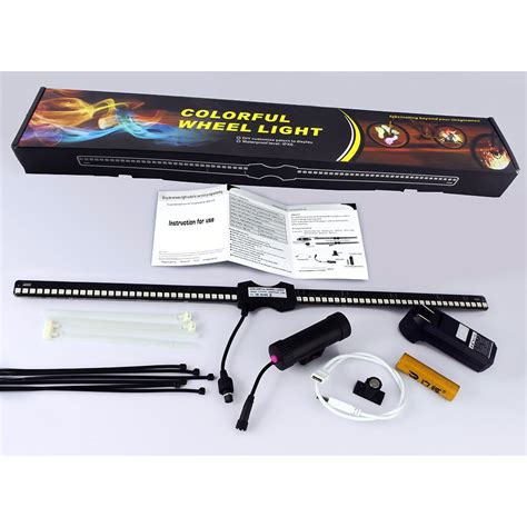 Buy Generic Black : 128 RGB LED Waterproof Bicycle Spokes Lights Anti ...