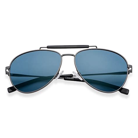 Shop online for Gunmetal Black Full Rim Aviator Vincent Chase The Metal ...