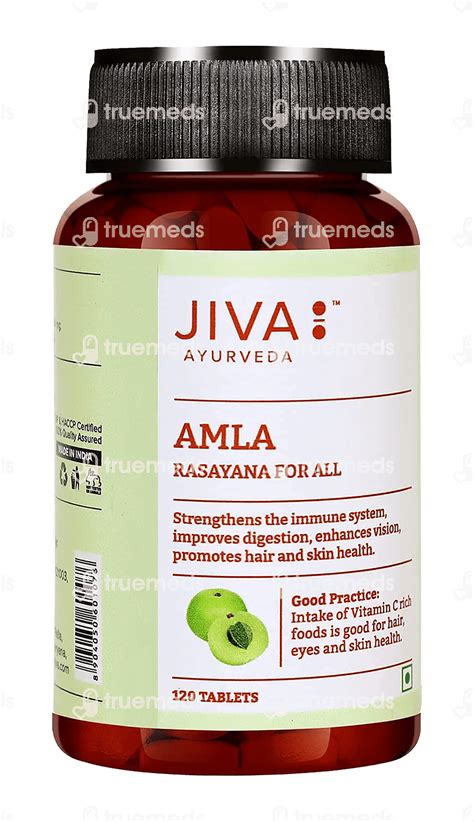 Jiva Amla Tablet 120 - Uses, Side Effects, Dosage, Price | Truemeds