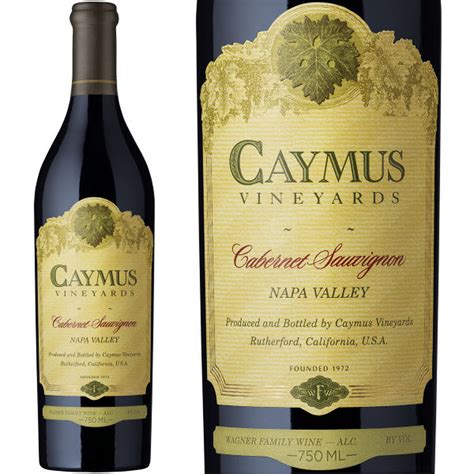 Caymus Vineyards 43rd Anniversary Napa Cabernet 2015 Rated 94+WA ...