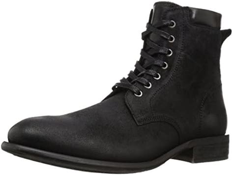 Buy Aldo Derrian Combat Boot Black Leather 7.5 D(M) US at Amazon.in