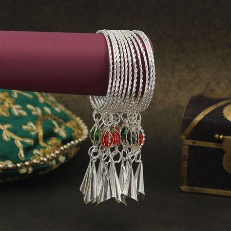 Multi Color 11 Set Of Kids Bangles Combo Size(3 Set Of 1.12, 4 Set Of