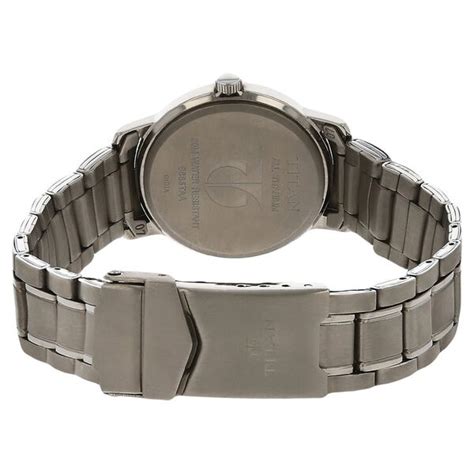 Buy Online Titan Quartz Analog Blue Dial Stainless Steel Strap Watch ...