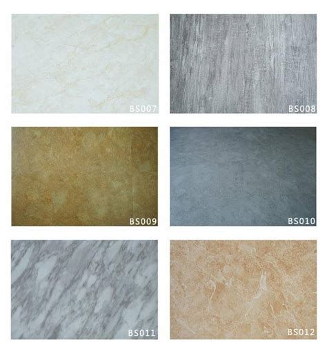 PVC Vinyl Floor Tiles, Self-Adhesive Marble Design Vinyl Planking ...