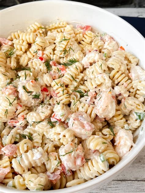 Dill shrimp pasta salad – Artofit