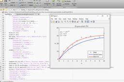 Image result for Exponential Curve Fit MATLAB