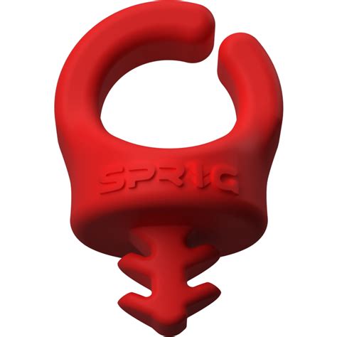 Sprig Flexible Kabelclips 6er Pack Rot, 14,90