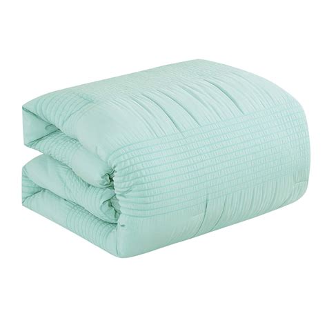 7-Piece Mariah Blue Comforter Set, Queen