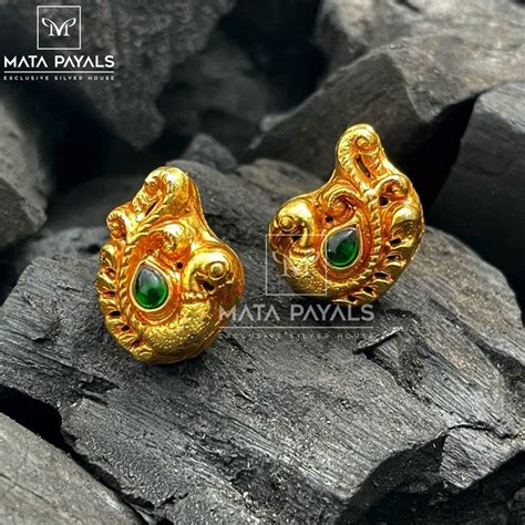Glorious Gold Plated Stud – matapayals