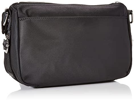 Buy Calvin Klein Sussex Nylon Top Zip Crossbody, Black/Silver at Amazon.in