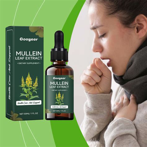 Mullein Drops, Mullein Leaf Drops for Lung Cleanse and Phlegm, Fast Absorption Powerful Mullein ...