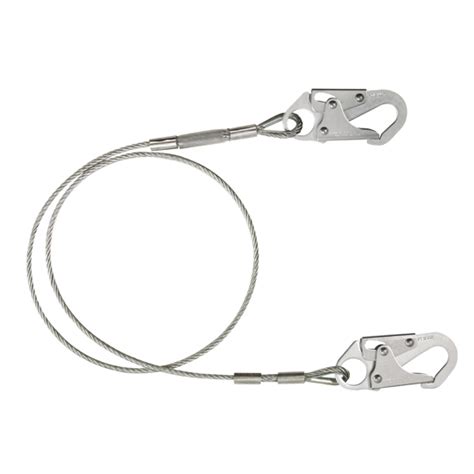 Fall Tech 83064 - Galvanized Wire Cable Restraint Lanyard with Hooks ...
