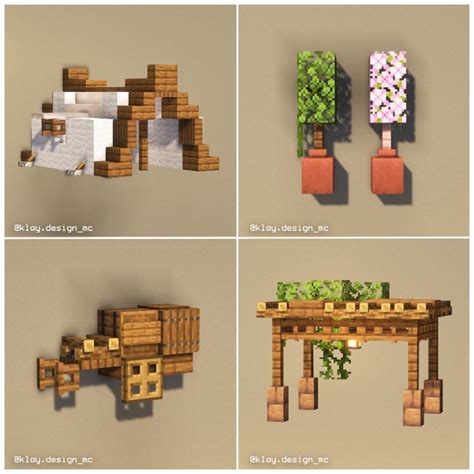 KlayDesign • Minecraft Builder on Instagram: "Here's 12 OUTDOOR ...