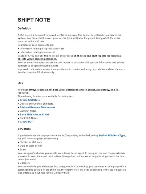 Image result for SAP ShiftNote