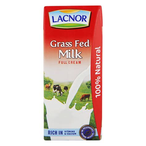 Lacnor Milk Full Cream - 180 ml x 8: Buy Online in INDIA at desertcart