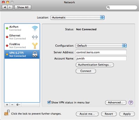 Image result for Mac OS Network Settings