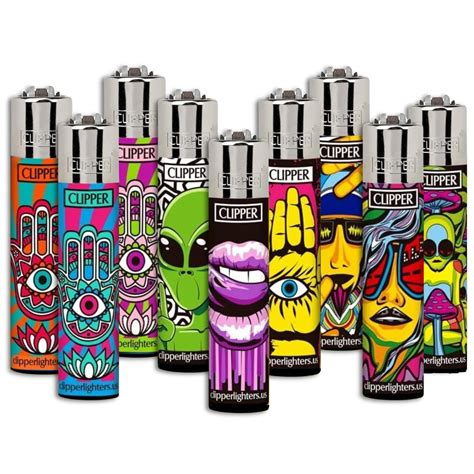 Amazon.com: Clipper Lighter – Cp11 – Mix Designs – 9 Safe Butane ...