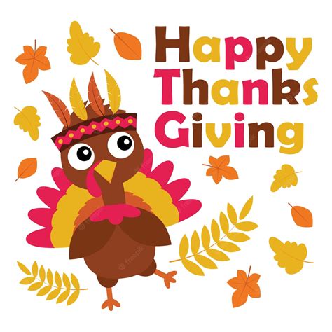Happy Thanksgiving Turkeys Clipart