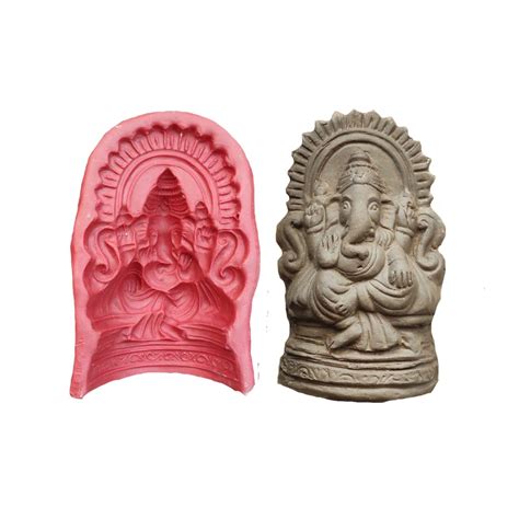 Babul idol workshop b28 Ganesh Mold for Making Idol | 8 inch Hight ...