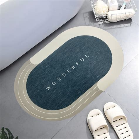Buy Status Contract Water Absorbing Mat for Bathroom Quick Dry Rubber ...