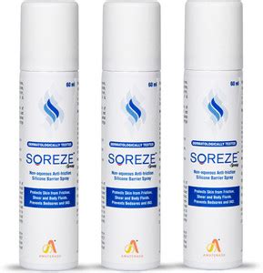 Soreze New Improved Spray | 60 ML x 3 | Prevents Pressure Sores and ...