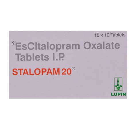 Stalopam 20 Tablet | Uses, Side Effects, Price | Apollo Pharmacy