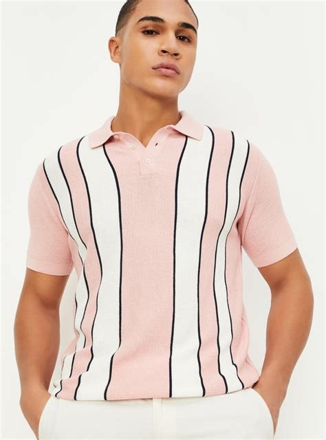 Buy Men Striped Flat Knit Polo Online at just Rs. 899.0 - 1000013234305 ...