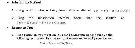 How to Use Algorithmic Substitution Method to Find Lower Bound 的图像结果