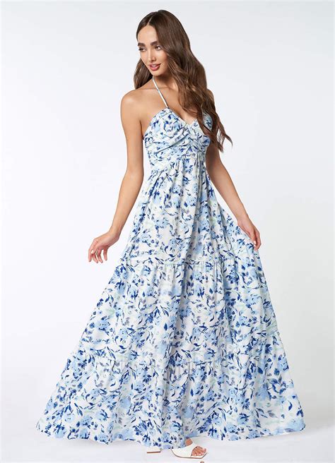 Exquisite Rather Pay tribute floral print floor length dress Whichever ...