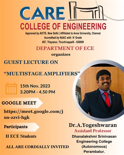 Image result for Engineering Guest Lecture