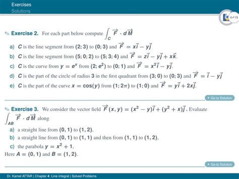 Line Integral Problems 的图像结果