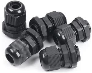 ERHIndia (Pack of 5) IP68 PG9 for Wirecable gland PG9 Black Color Power ...