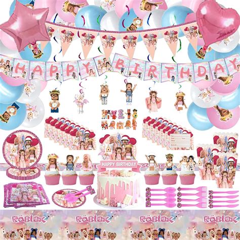 Zilapet Rooblox Birthday Party Supplies for Girls - 227 Pcs India | Ubuy