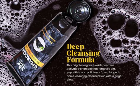 NATUGO Charcoal Face Wash 100ml: Deep Cleanse, Control Oil, Unclog ...