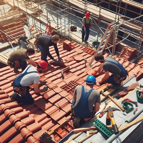 Tile Roof Installation 的图像结果