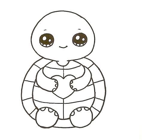 How To Draw A Sea Turtle Cute at Lacey Chandler blog