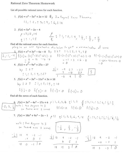 5-2 Skills Practice Dividing Polynomials Worksheet Answers ...