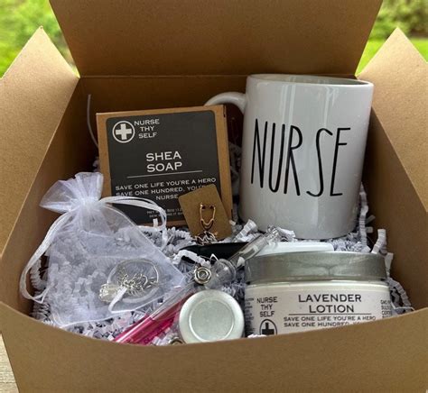 Nurse Care Package Gift Box, Nurse Spa Thank You Gift Basket, Nurses Week Gift, Nurse ...
