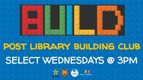 Building Club hosted by the Library, Family and MWR Last Frontier ...
