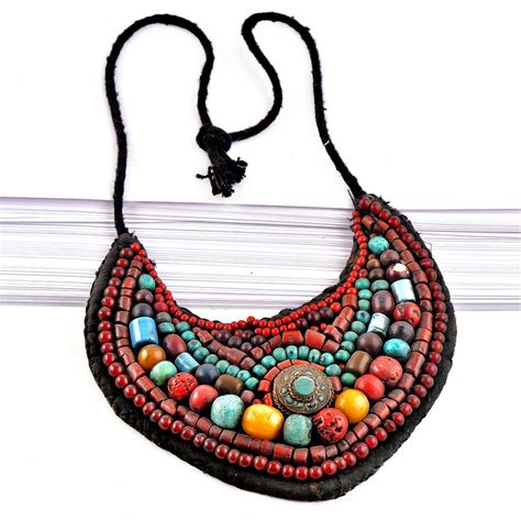 Turquoise Beaded Traditional Necklace Of Ladakh