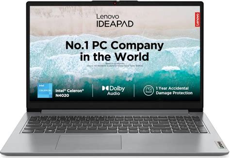 Lenovo IdeaPad Slim 1 Intel Celeron Dual Core N4020 - (8 GB/512 GB SSD ...