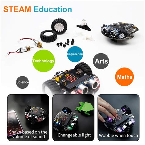 Buy Yahboom Microbit V2 Start Robotic Kit for Kids DIY Programmable ...