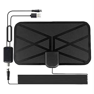 Digital HDTV Antenna Indoor 1500 Miles with Amplifier Signal Booster ...