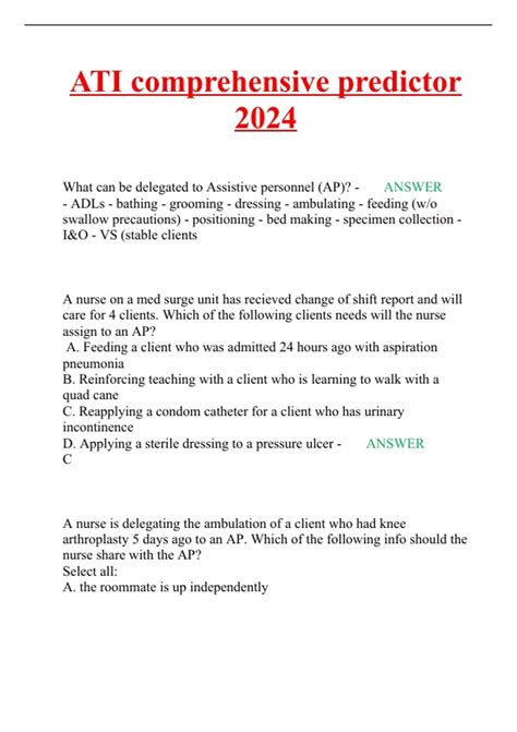 Image result for ATI Predictor