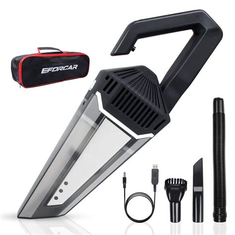 EFORCAR Vacuum Cleaner, 4000~5000 Pa Cordless Powerful Wet/Dry Car ...