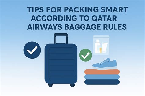 Tips for Packing Smart According to Qatar Airways Baggage Rules - Local ...